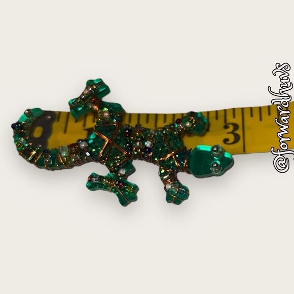 Handmade Vintage Bartnicks Lizard Brooch - Picture 4 of 9